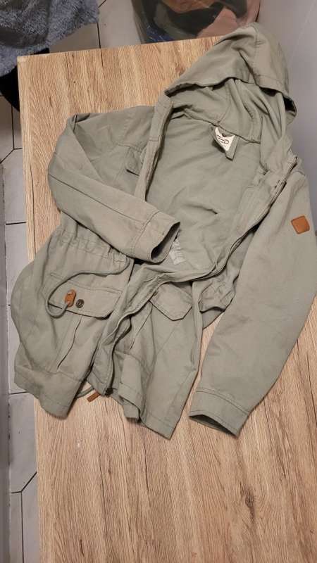 Green perka jacket Xl