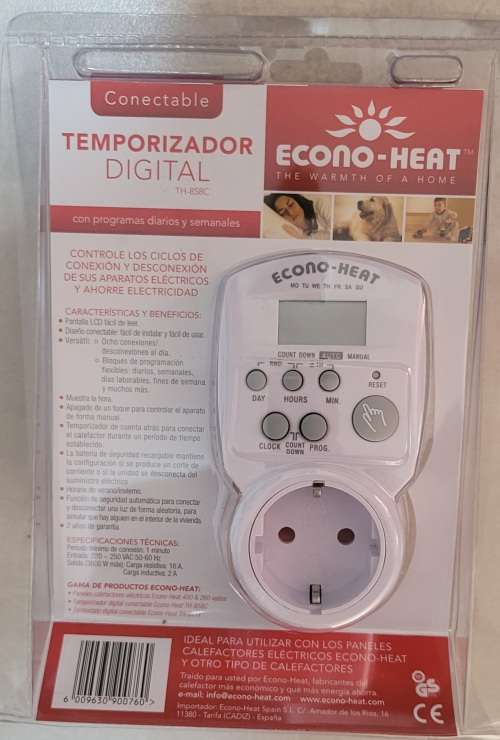 Digital Timer Econo-Heat TH-858C