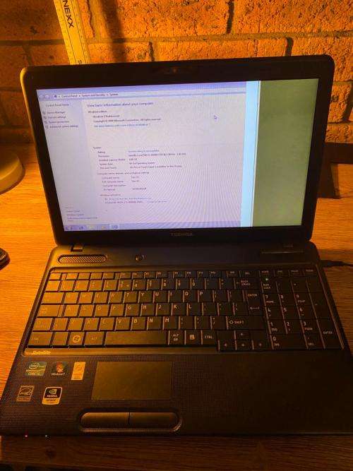 Toshiba i5 Laptop NVIDIA Graphics
