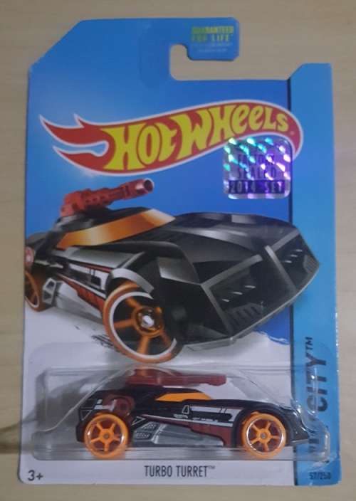 2014 Hot Wheels - Turbo Turret (57 of 250) Import Long Card