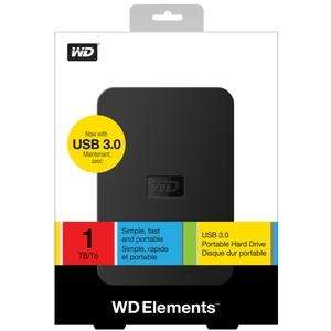 WD external drive  USB 3.0 , 1TB