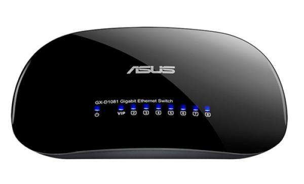 Asus 8x10/100/1000Base-T Gigabit Ethernet ports Switch - GX-D1081