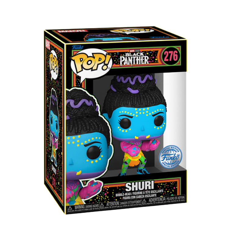 FUNKO POP! Marvel - Shuri  Blacklight Excl SE