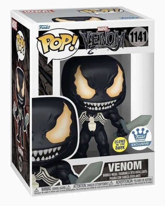 FUNKO POP! Marvel - Venom - Venom Glow in the Dark Funko Shop Excl