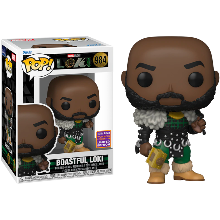 FUNKO POP! Marvel - Loki - Boastful Loki 2022 Wondrous Convention Excl