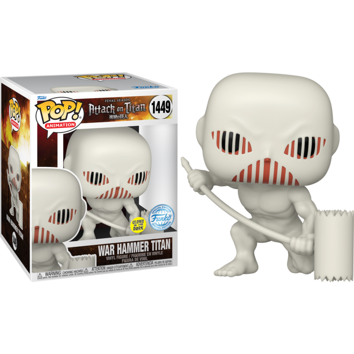 FUNKO POP! - Animation - Attack on Titan - War Hammer Titan Glow in the Dark Excl (DMG)