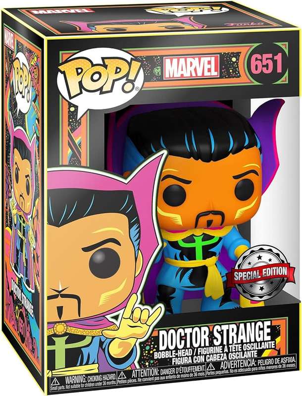FUNKO POP! - Marvel - Doctor Strange Blacklight Excl