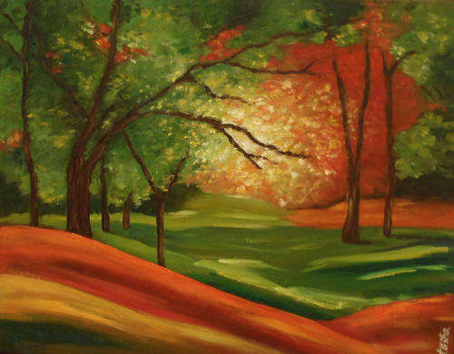 Fantasy Forest 2 by tasha - 40 x 51 cm