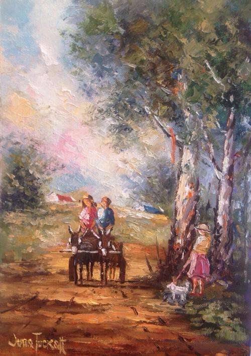 Afternoon out **JUNE TUCKETT** 25 x 35cm