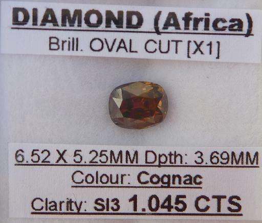 **STUNNING** [1.045ct] NATURAL OVAL CUT DIAMOND @ R1 NO RESERVE!!