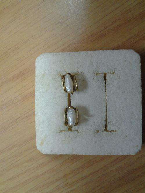 EARRINGS 9CT GOLD - FRESH WATER PEARL