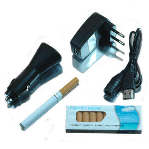 ELECTRONIC CIGARETTE WITH 3 CHARGERS AND 10 REFILLS