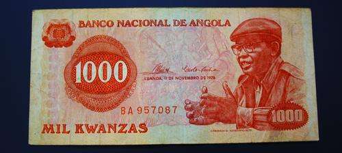 1000 Kwanza From Angola