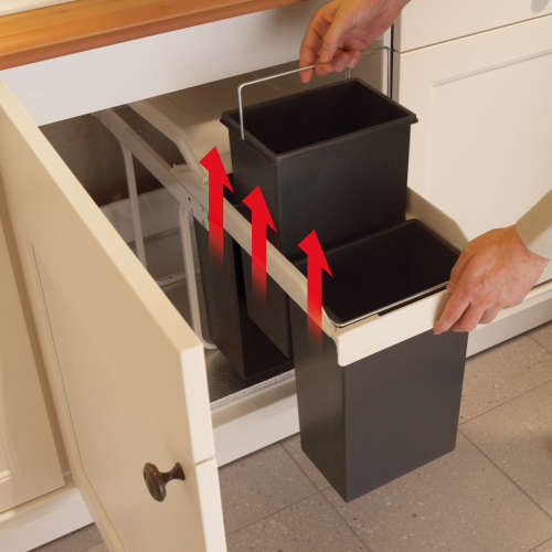 HAILO - BUILT IN  KITCHEN RECYCLE BINS