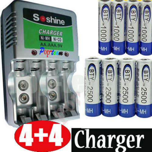 COMBO DEAL!!!! Charger and 8 FREE batteries!!