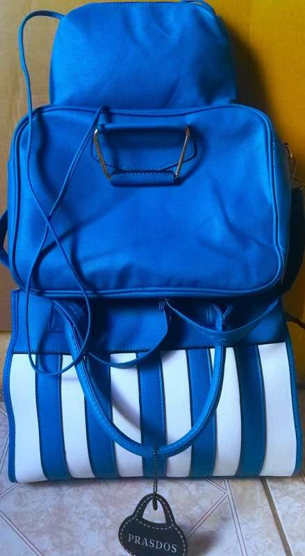 BRAND NEW - 3 PIECE PU LEATHER HANDBAG SET