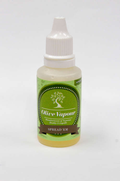 Olive Vapour e-Liquid - Spread 'Em, 0mg Nicotine (30ml)