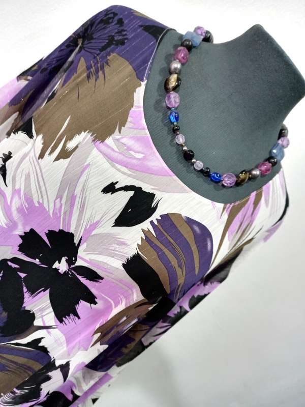 Kaftan Dress by VANILLA LEE / Size: XXL-XXXL (Ladies 44 - 46 - 48 - 50) Bespoke one of a kind item