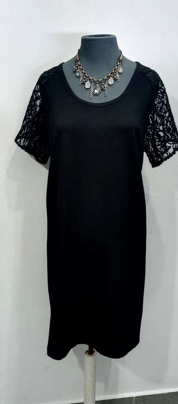 Ladies Black Dress - GLAMOUR RANGE by VANILLA LEE (Size: L  38, 40) for Cocktail or evening wear