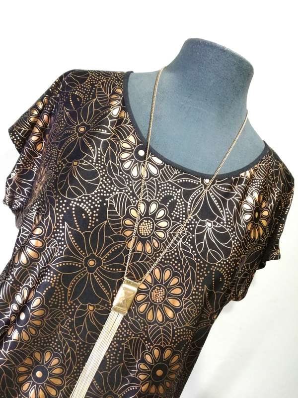 Ladies Blouse-Glamour Range by VANILLA LEE / Size: L - XL (ladies size 38, 40, 42) evening wear