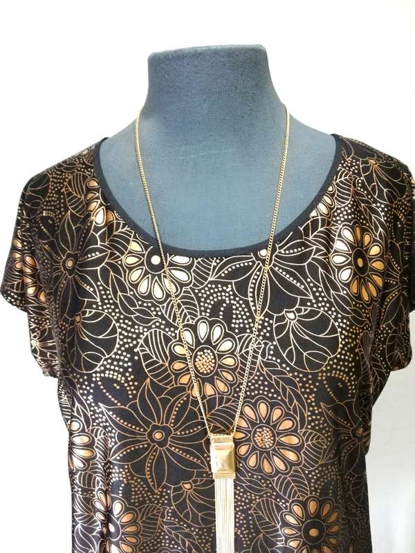 Ladies Blouse-Glamour Range by VANILLA LEE / Size: L - XL (ladies size 38, 40, 42) evening wear