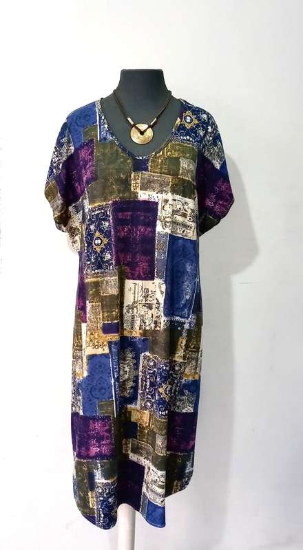 Shift Dress by VANILLA LEE / Size: XL-XXL (ladies 44 - 46 - 48)