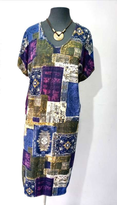 Shift Dress by VANILLA LEE / Size: XL-XXL (ladies 44 - 46 - 48)