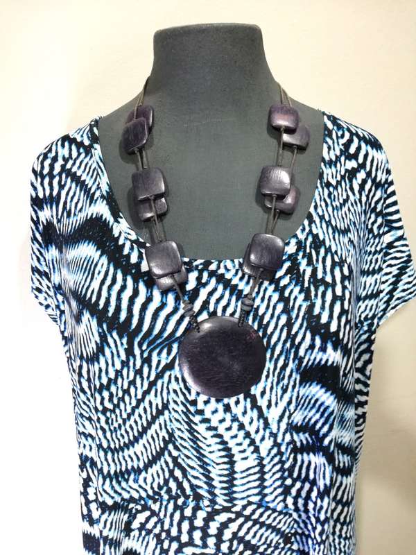 Shift Dress by VANILLA LEE / Size: (XXL) Ladies 46,48