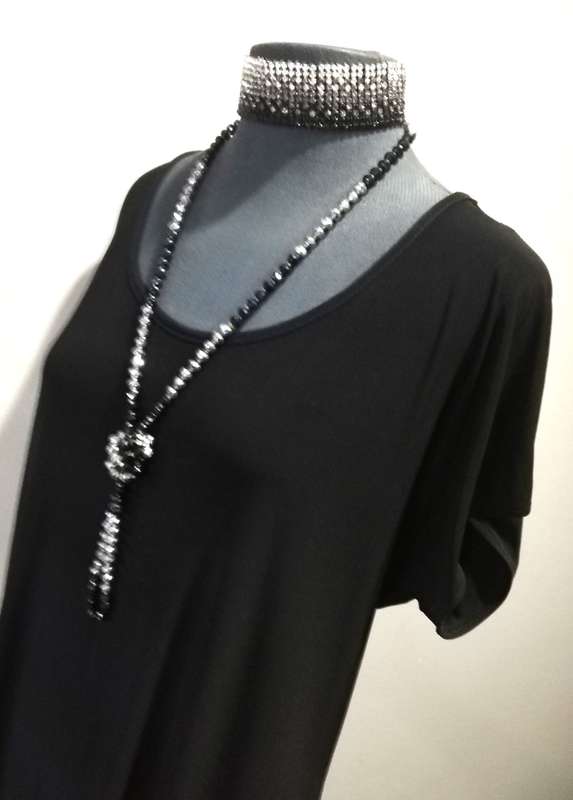 Shift Dress by VANILLA LEE - Black / Size: SMALL (30,32) Glamour range for Formal or Day wear