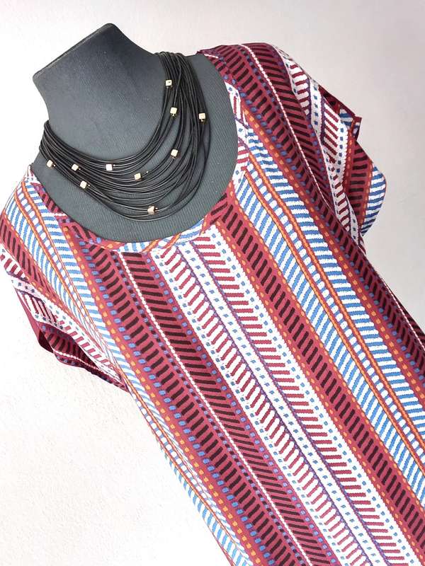 Ladies Shift Dress by VANILLA LEE / Size: (L / XL) to fit ladies size 40 - 42
