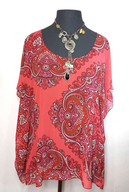 Kaftan Top by VANILLA LEE / Size: Small (Ladies 30, 32) Bespoke one of a kind item