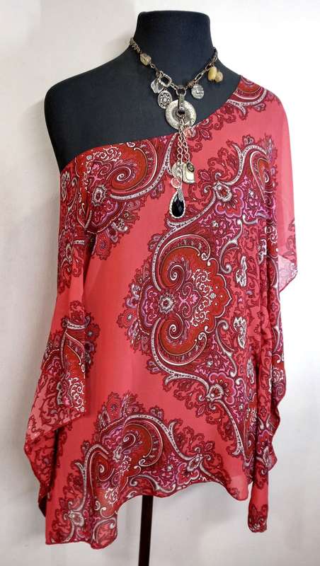 Kaftan Top by VANILLA LEE / Size: Small (Ladies 30, 32) Bespoke one of a kind item