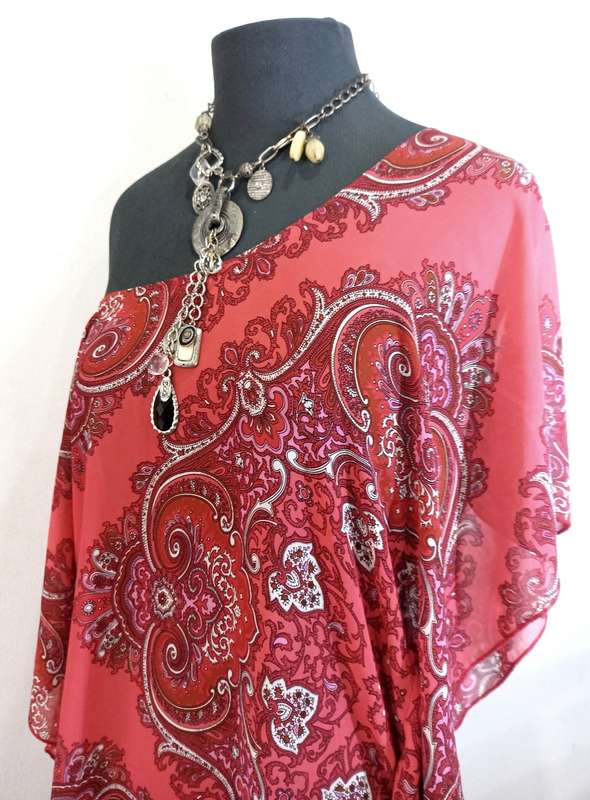 Kaftan Top by VANILLA LEE / Size: Small (Ladies 30, 32) Bespoke one of a kind item