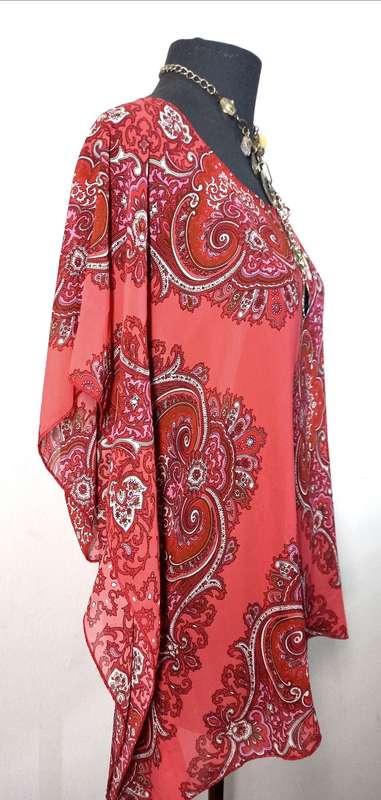 Kaftan Top by VANILLA LEE / Size: Small (Ladies 30, 32) Bespoke one of a kind item