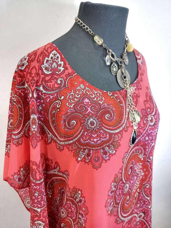 Kaftan Top by VANILLA LEE / Size: Small (Ladies 30, 32) Bespoke one of a kind item