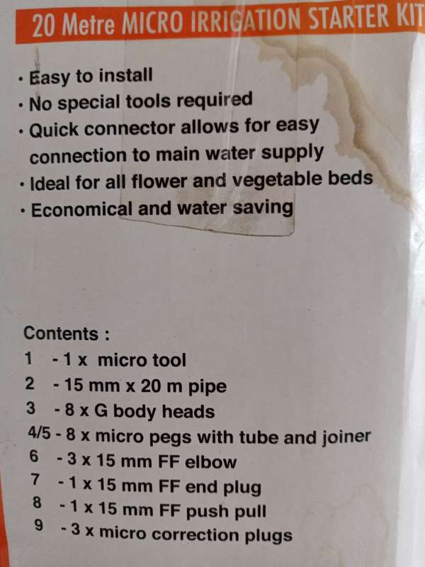 GARDEN MASTER Micro Irrigation System