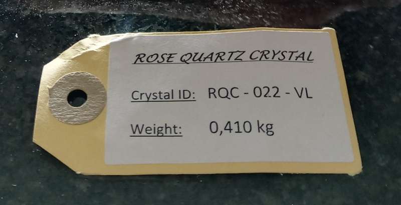 Crystal Rock - Rose Quartz / The stone of Love & Friendship / Size: 410g