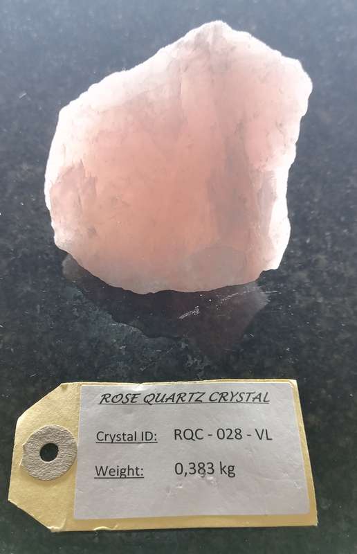 Crystal Rock - Rose Quartz / The stone of Love & Friendship / Size: 383g