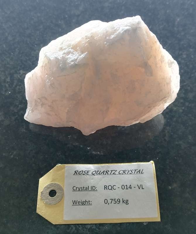 Crystal Rock - Rose Quartz / The stone of Love & Friendship / Size: 759g