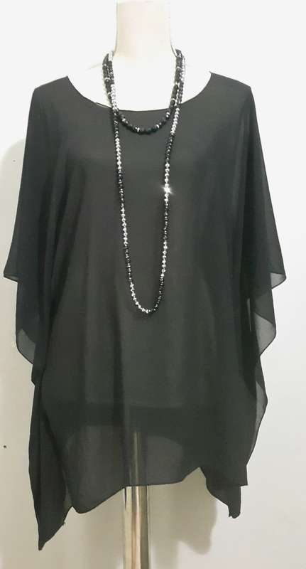 Ladies dress - Kaftan Top by VANILLA LEE / Size: Large (to fit ladies size 38, 40, 42)