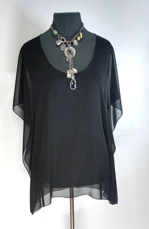 Ladies dress - Kaftan Top by VANILLA LEE / Size: Large (to fit ladies size 38, 40, 42)