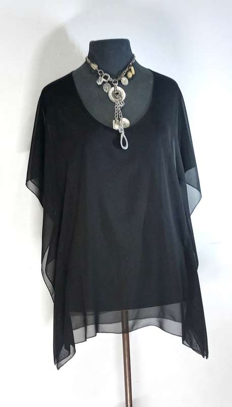 Ladies dress - Kaftan Top by VANILLA LEE / Size: Large (to fit ladies size 38, 40, 42)