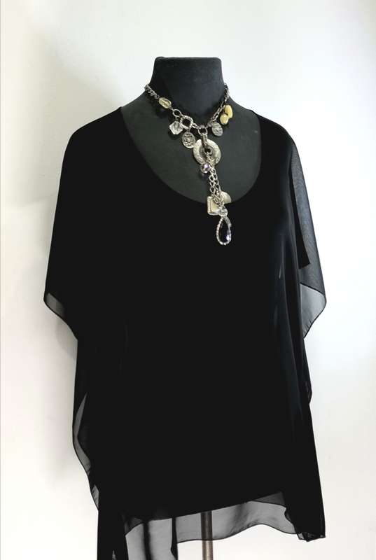 Ladies dress - Kaftan Top by VANILLA LEE / Size: Large (to fit ladies size 38, 40, 42)