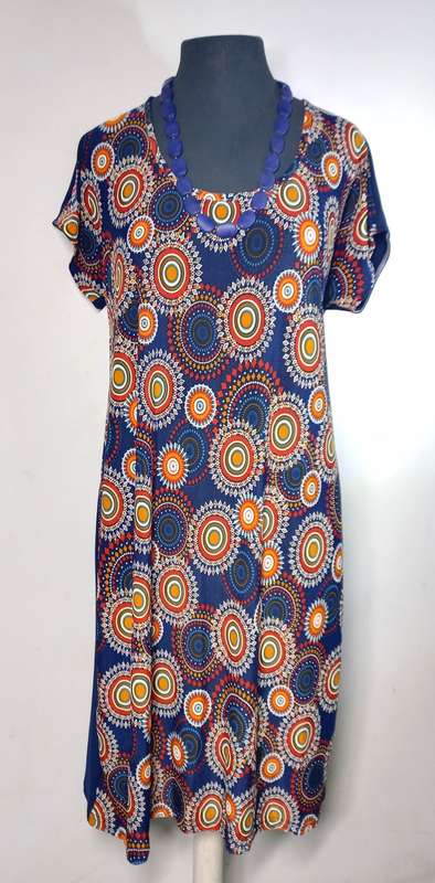 Shift Dress by VANILLA LEE / Size: L-XL (ladies size 38, 40, 42)