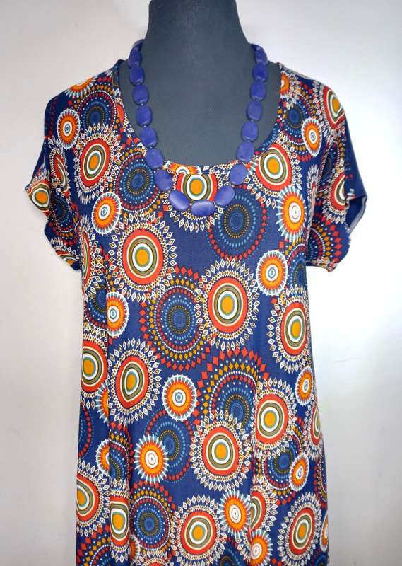 Shift Dress by VANILLA LEE / Size: L-XL (ladies size 38, 40, 42)