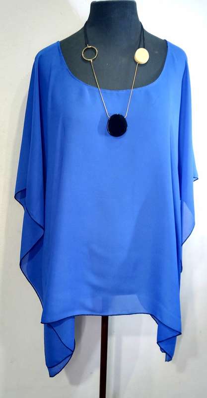 Ladies dress - Kaftan Top by VANILLA LEE / Size: XXL To fit ladies sizes 40, 42, 44, 46)