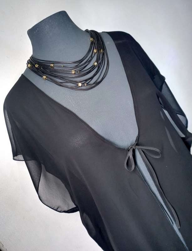 Kaftan Dress / Costume Throw by VANILLA LEE / Size: L - XL (To fit ladies sizes 36, 38, 40)