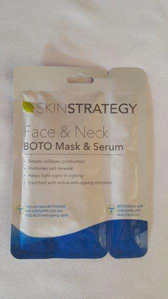 2 x FACE & NECK BOTO MASK & SERUM (one bid for both masks)
