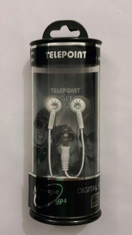 TELEPOINT Musique MP3/MP4 Digital Stereo Earphones with diamante set into ear piece