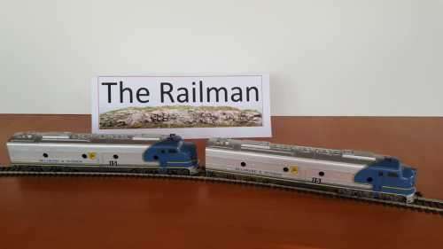 Rivarossi E-8 A & B and Diesel Locomotive - Delaware & Hudson